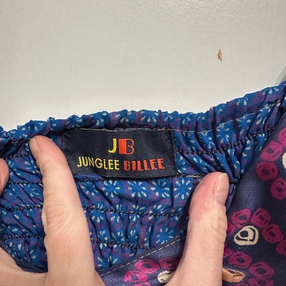 Blue and‎ Purple Sleeveless Maxi Sundress - Picture 6 of 8